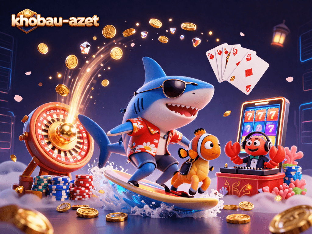 Engage with khobau-aztec's thrilling underwater casino adventure featuring vibrant characters and dazzling gameplay.