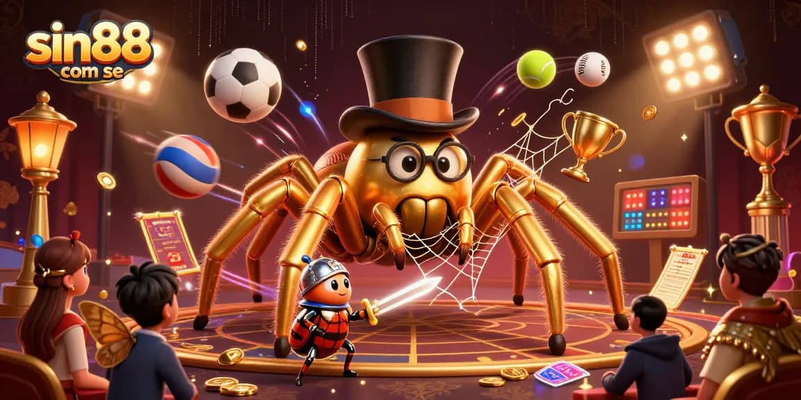Experience thrilling action with sin88 com se as golden characters shine in a vibrant casino scene.
