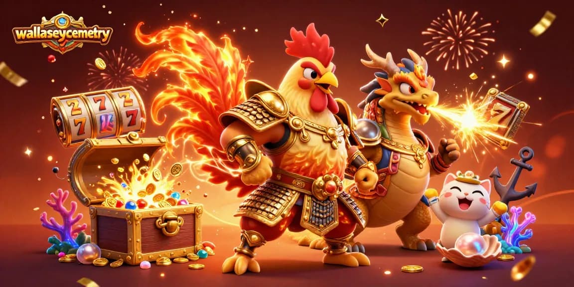 Experience thrilling action at wallaseycemetery with a vibrant, animated gambling scene.