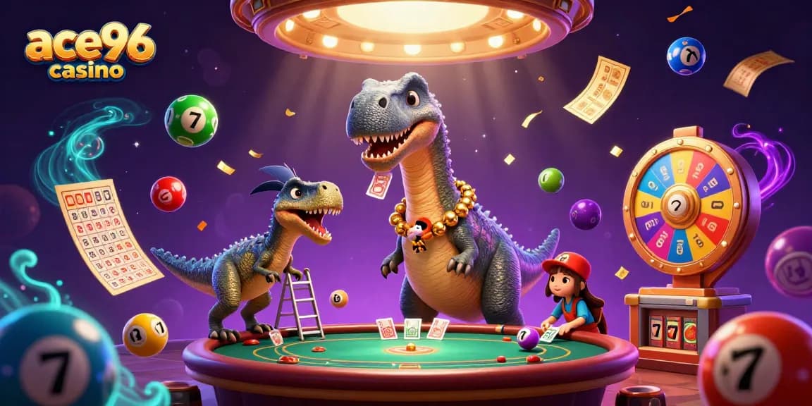 Experience the thrill of ace96 casino with dynamic gaming elements and playful characters.