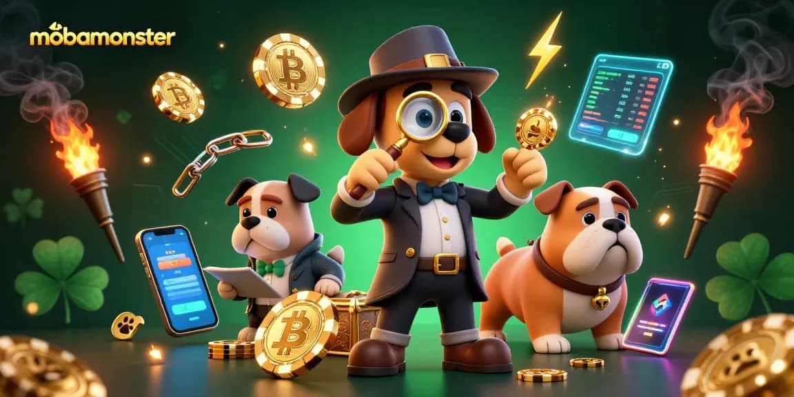 Engage in thrilling gambling adventures on mobamonster while following detective clues to treasure.
