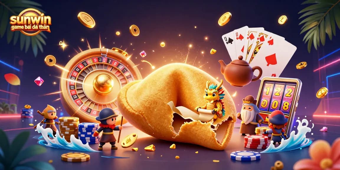 Witness the excitement of sunwin game bài đổi thưởng with golden treasures and dynamic game elements.
