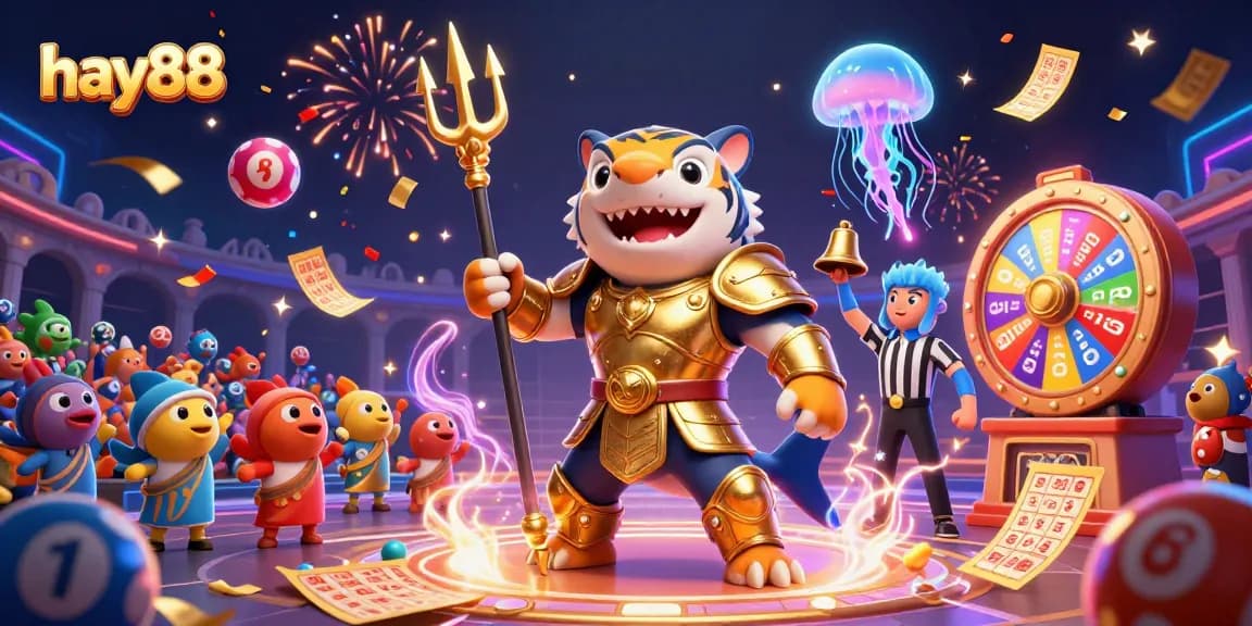 Join the excitement of hay88 with a vibrant underwater casino scene featuring dynamic lottery elements.