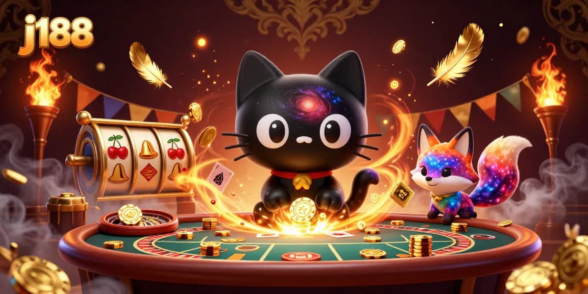 Engage with j188’s vibrant casino action featuring cosmic characters and exciting game elements.