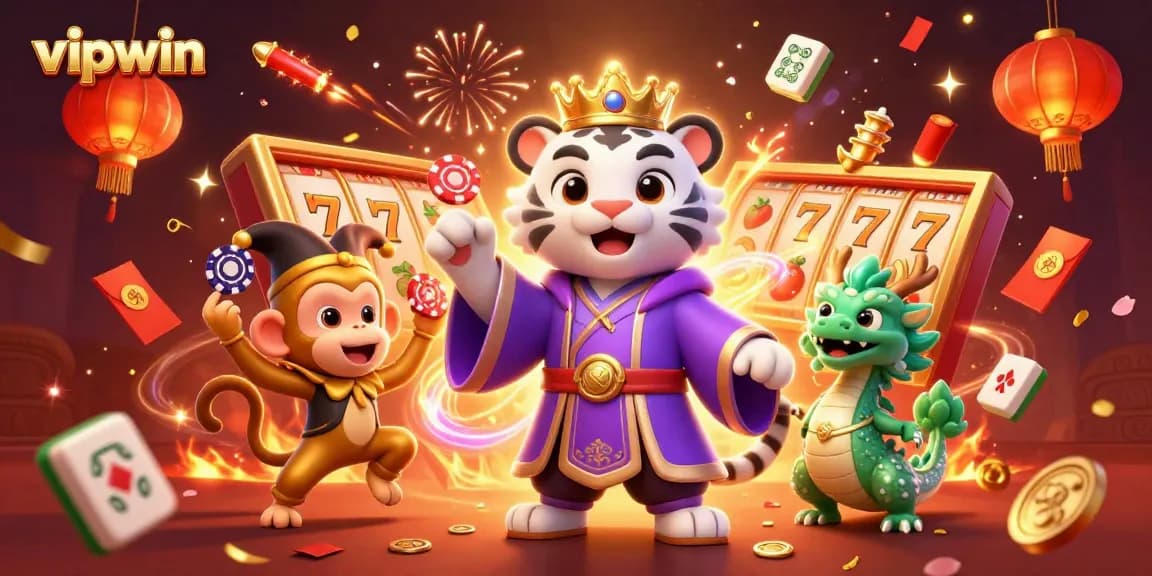 Engage with vipwin's thrilling slots and experience jackpot excitement with our dazzling illustration.