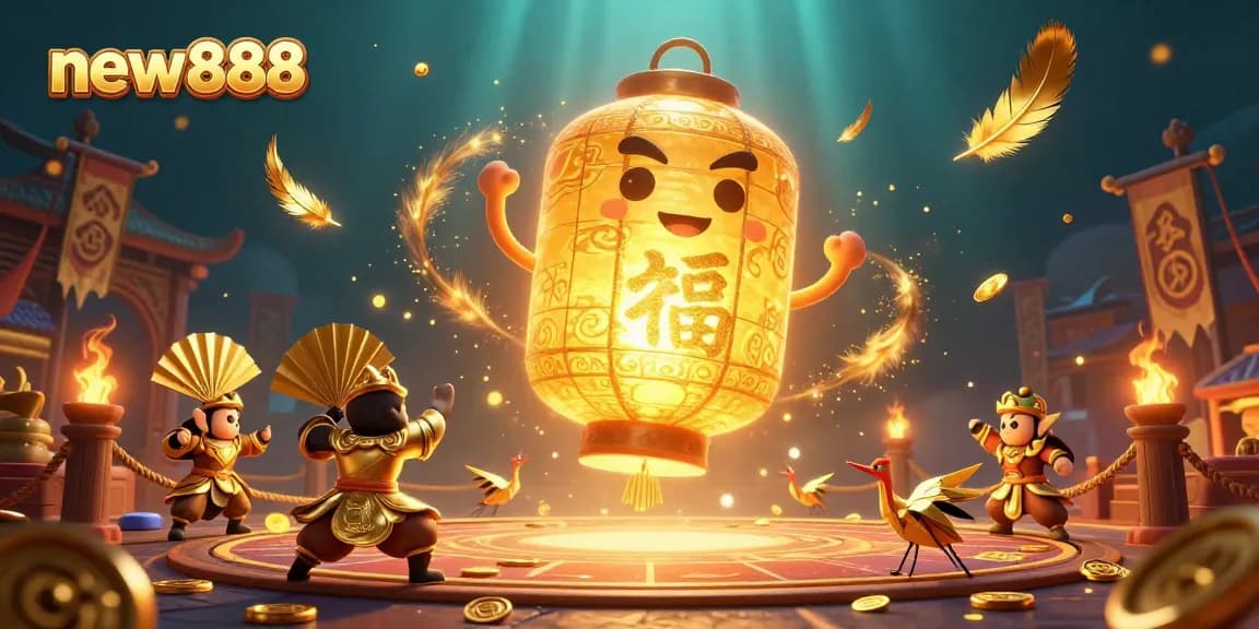 Engage with new888 at a vibrant night market casino filled with golden symbols and rewards.