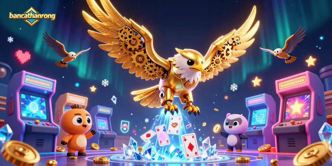 Experience the thrill of bancathanrong with our vibrant casino-themed 3D art!