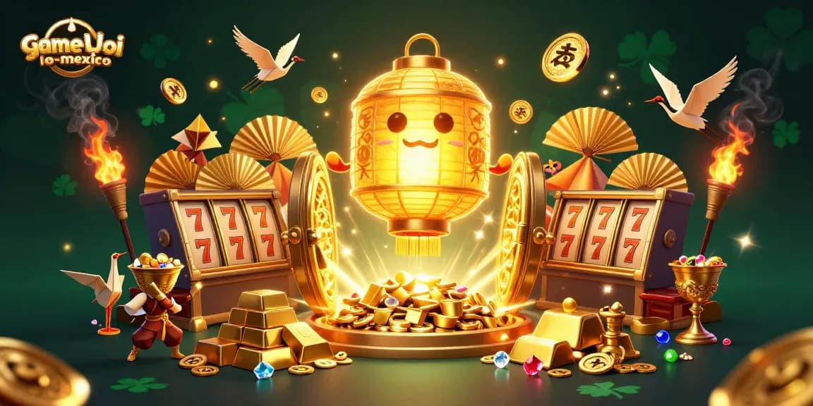 Experience the vibrant world of game-le-hoi-mexico with stunning visuals of dynamic casino elements and magical characters.
