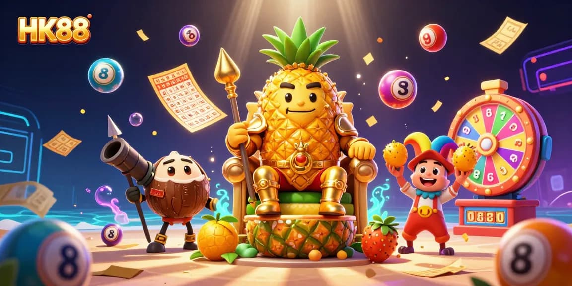 Experience the thrilling adventures of HK88 with vibrant games and colorful elements at the beach casino.