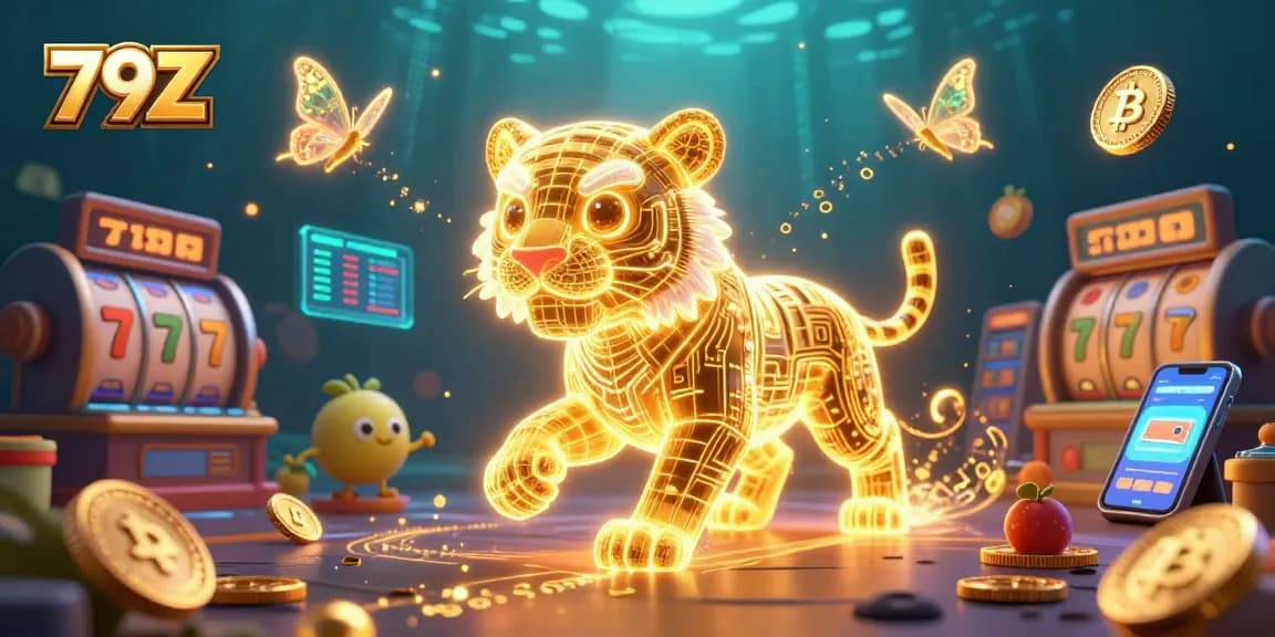 Experience thrilling gameplay with 79Z as a golden energy tiger enhances your casino adventure.