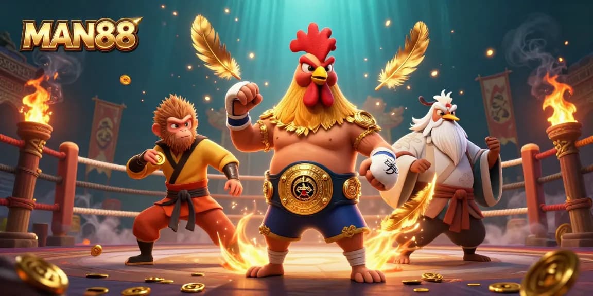 Engage in thrilling betting at MAN88 with dynamic casino fighters in action.