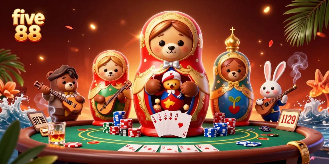 Experience five 88's vibrant casino energy with engaging characters and thrilling action.