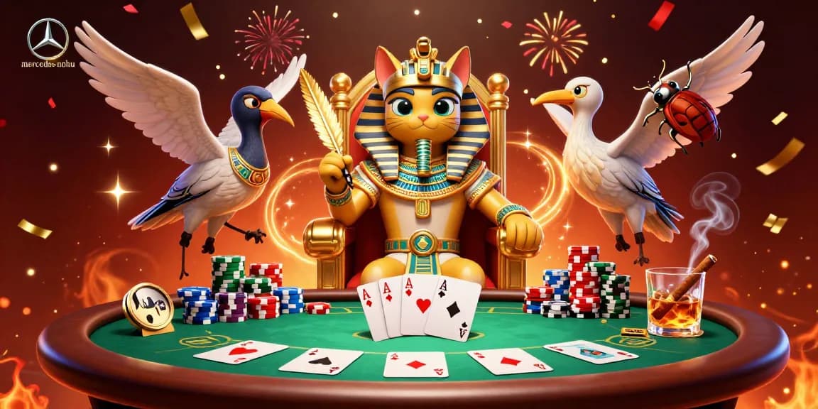 Experience the exciting vibes of mercedes-nohu with lively poker elements and dynamic characters.