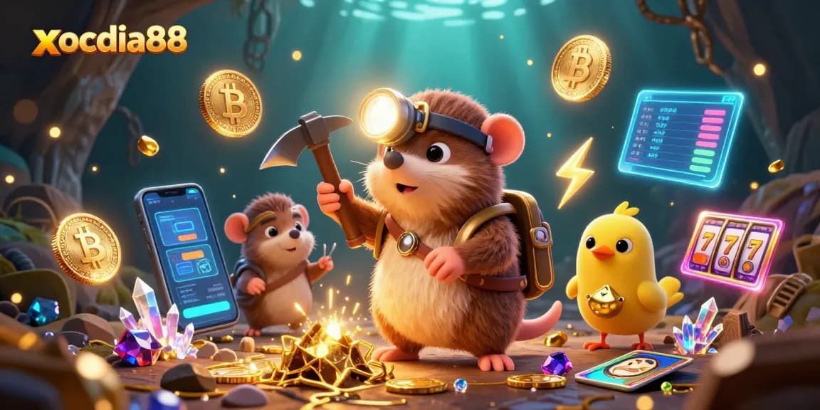Play thrilling games at xocdia88 and uncover treasures in an exciting underground casino world.
