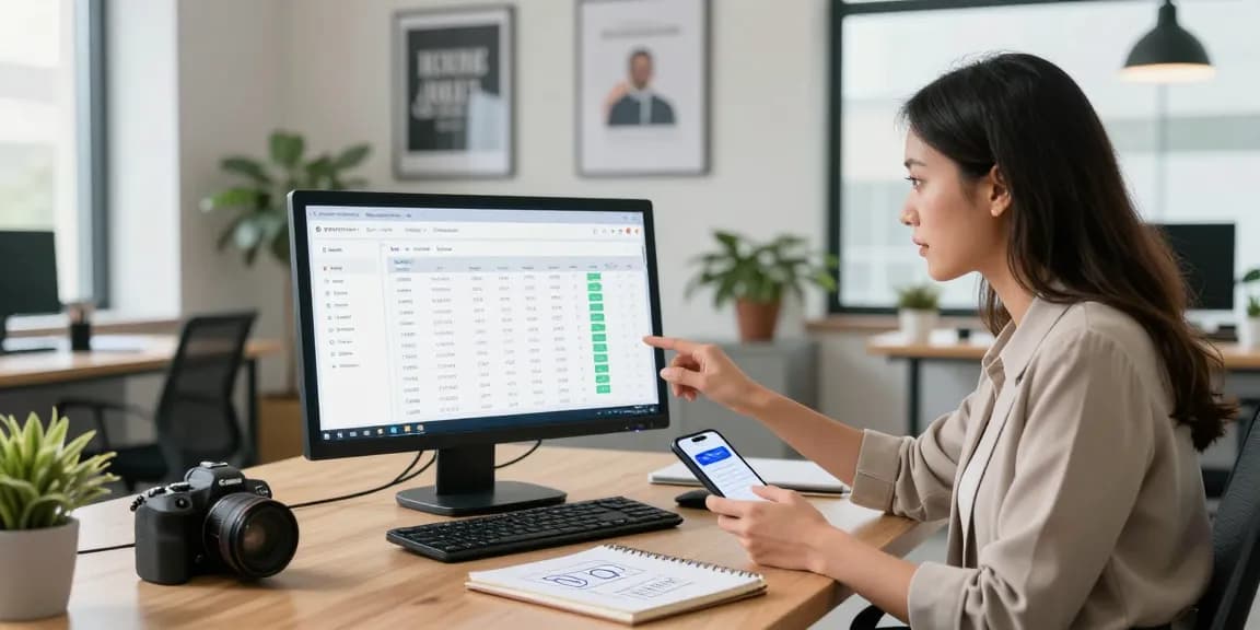 Analytics of an online payment gateway displayed on a screen in a modern office, showcasing professional business environment.