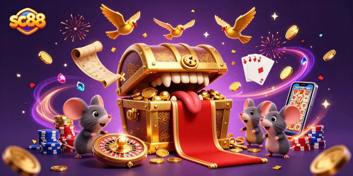 Experience the thrill of winnings in the sc88 casino realm with vibrant treasures and playful characters.