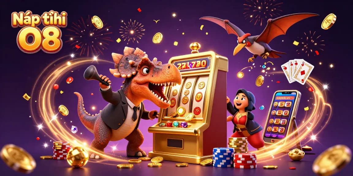 Experience the thrill of Nạp tiền O8 with dynamic gambling visuals and casino excitement.