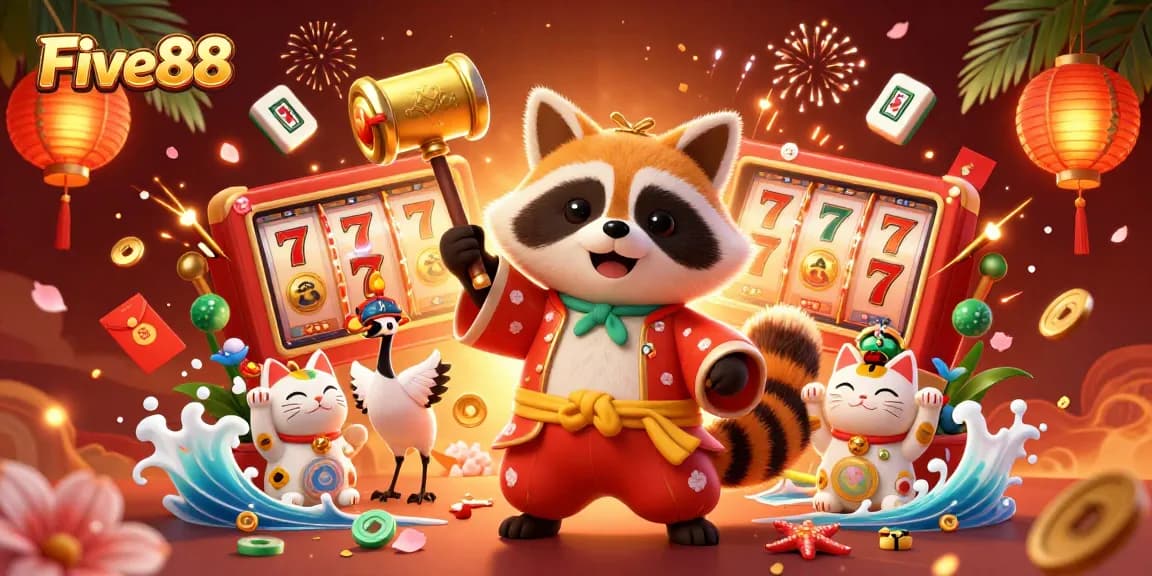 Engage with vibrant winnings at Five88 with 3D casino characters and dynamic slot elements!