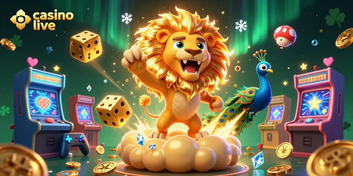 Engage in thrilling casino live games with vibrant elements and captivating characters!