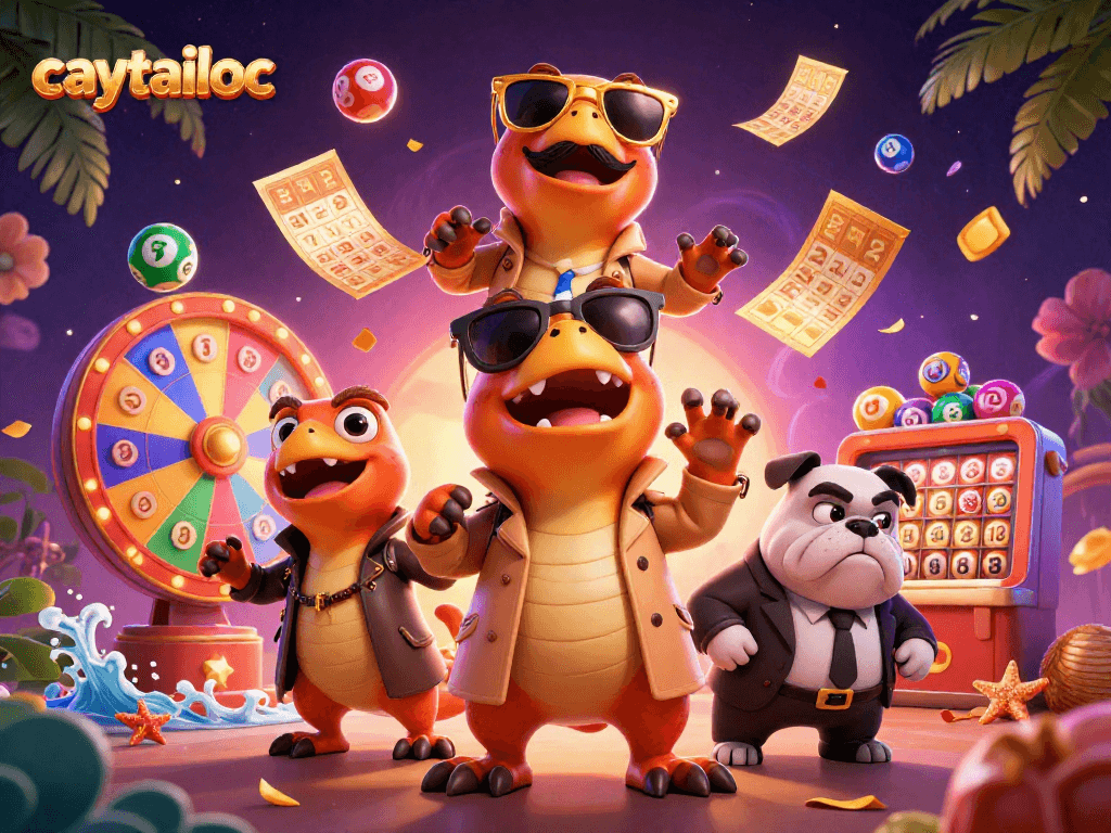 Engage with caytailoc as three raptors creatively disguise themselves to enter a VIP casino lounge, full of dynamic gambling elements.