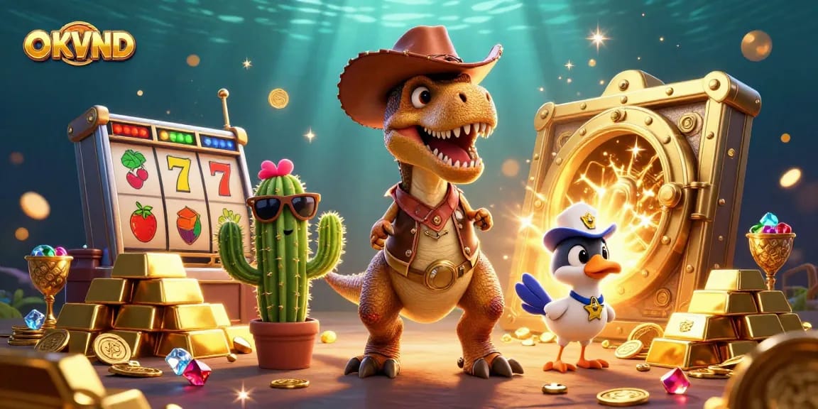 Players delve into the OKVND slot adventure amidst vibrant treasures and thrilling gameplay.