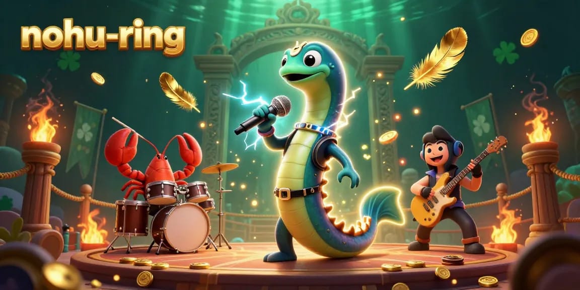 Experience the excitement of nohu-ring with vibrant underwater casino action featuring characters and dynamic gambling elements.