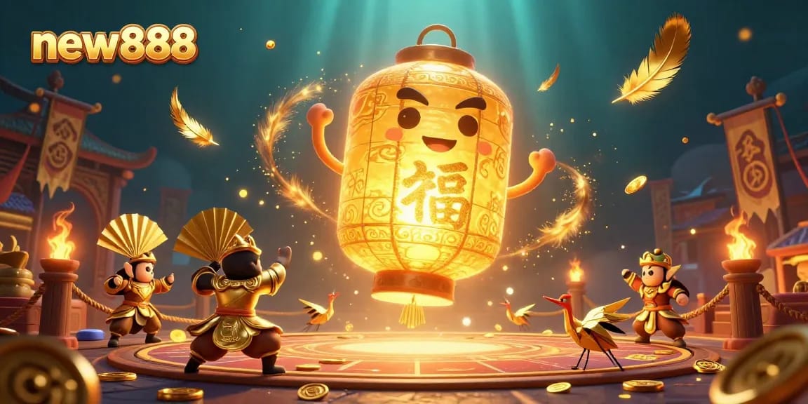Engage with new888 at a vibrant night market casino filled with golden symbols and rewards.