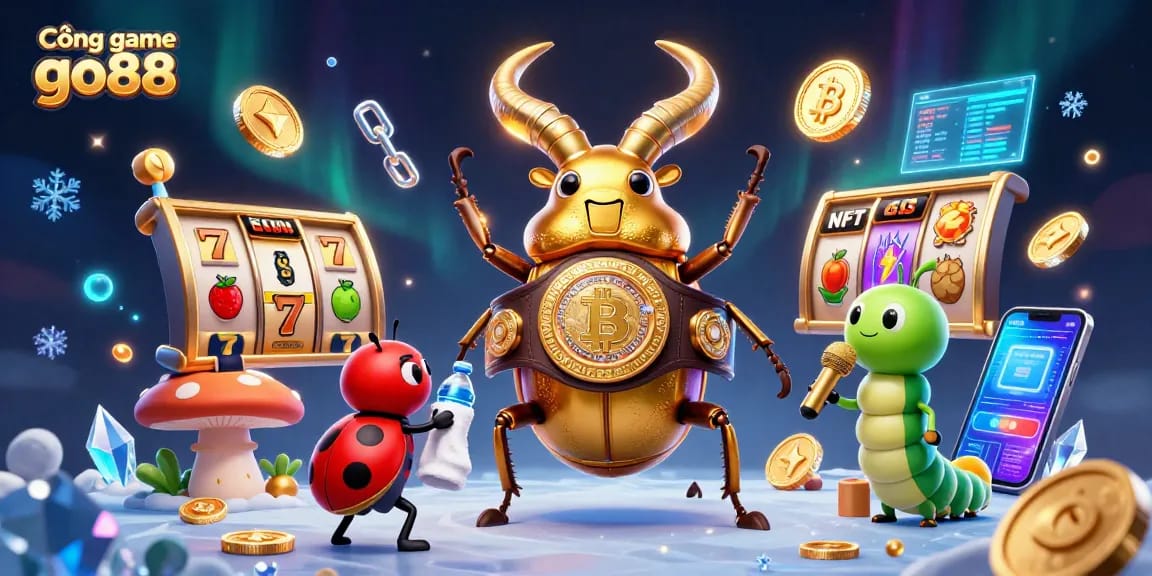 Experience casino action at Cổng game go88 with a vibrant scene showcasing vibrant slot game elements.