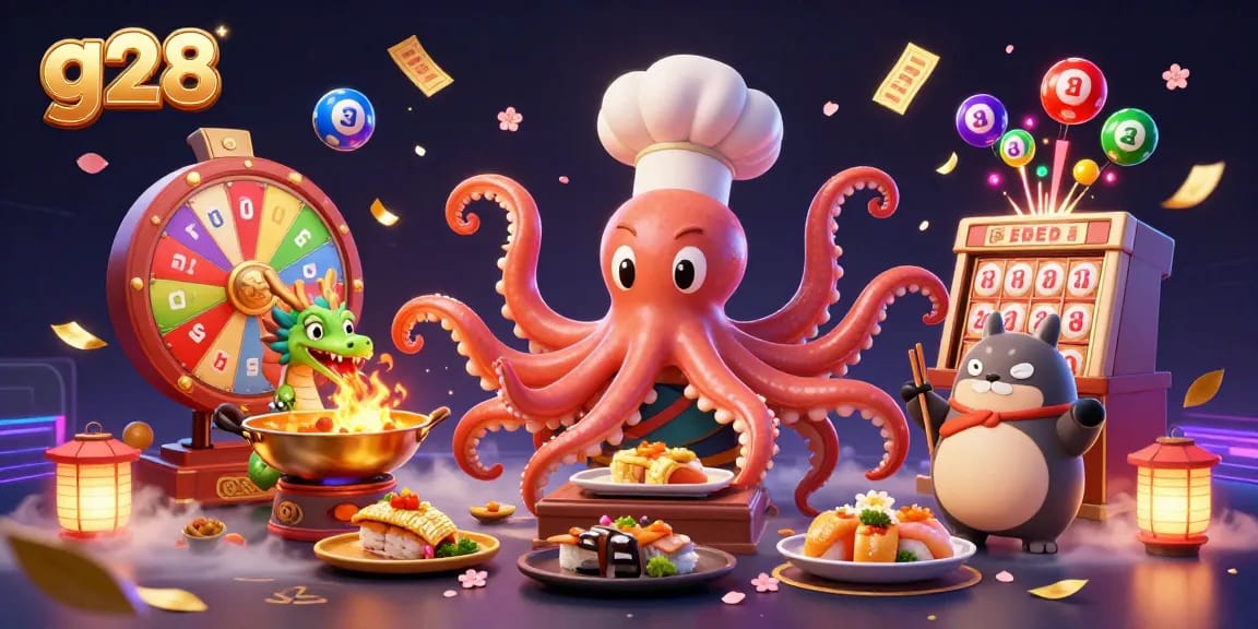 Engage with g28's exciting gaming experience featuring vibrant casino elements and dynamic characters.