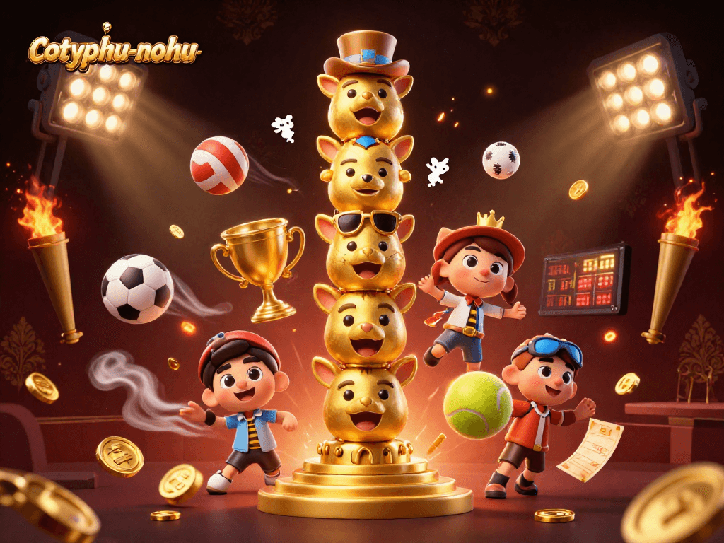 Cotyphu-nohu offers thrilling gaming dynamics with colorful characters and rich casino adornments.