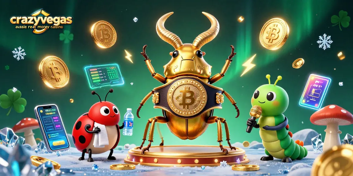 Engage with the crazyvegas aussie real money casino featuring vibrant 3D characters and crypto elements.