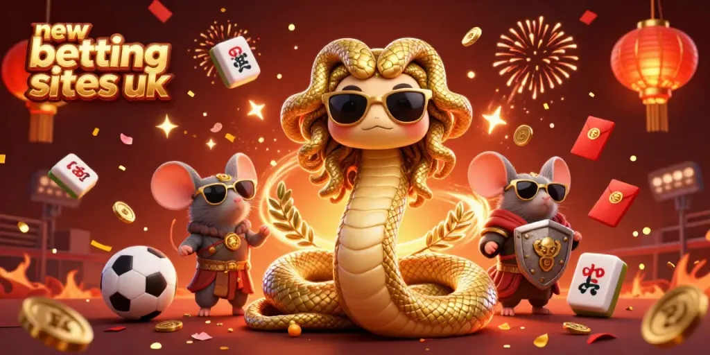 Engage with amazing offers at new betting sites UK with our fun Medusa and friends!