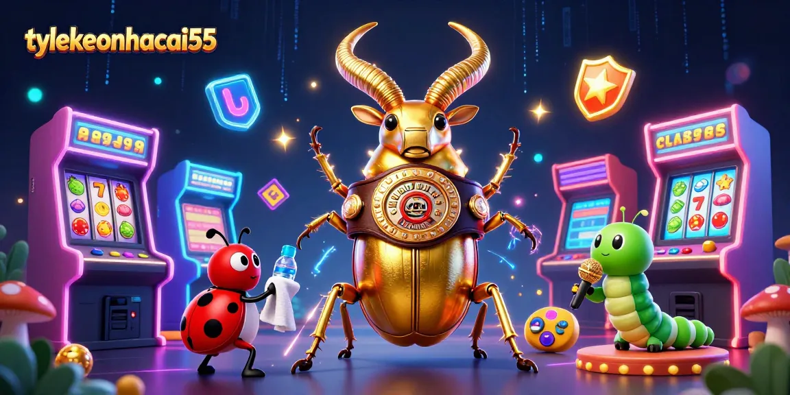Experience thrilling action at tylekeonhacai55 with a boxing stag beetle and dynamic slot elements.