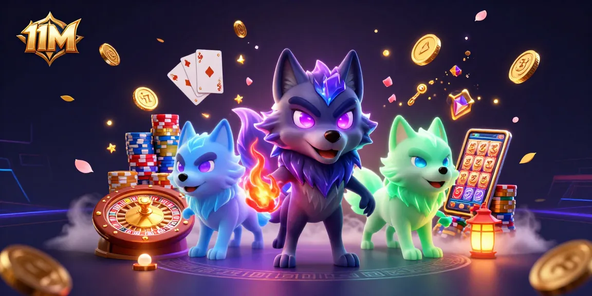 Join the excitement at 11M with animated casino games and thrilling gambling action.