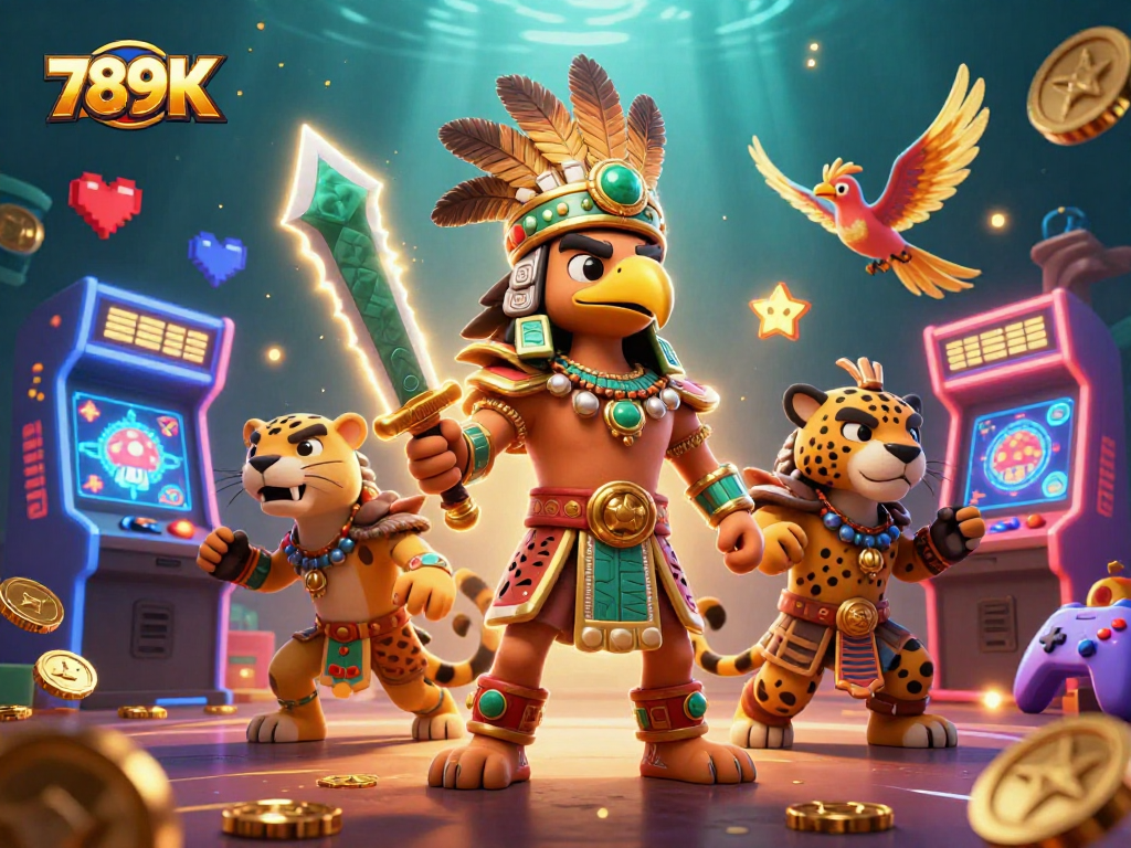 Engage with 789K as a powerful warrior duo takes on electrifying casino challenges.