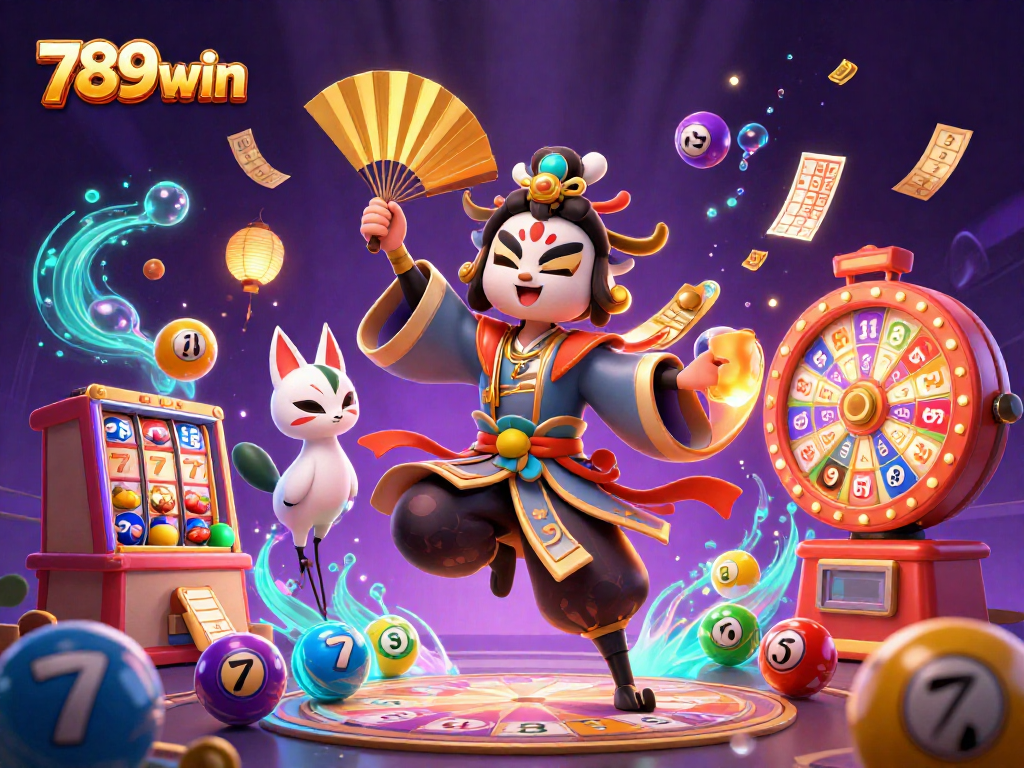 Engage in thrilling gaming action with 789win's vibrant casino animation featuring exciting characters and games.
