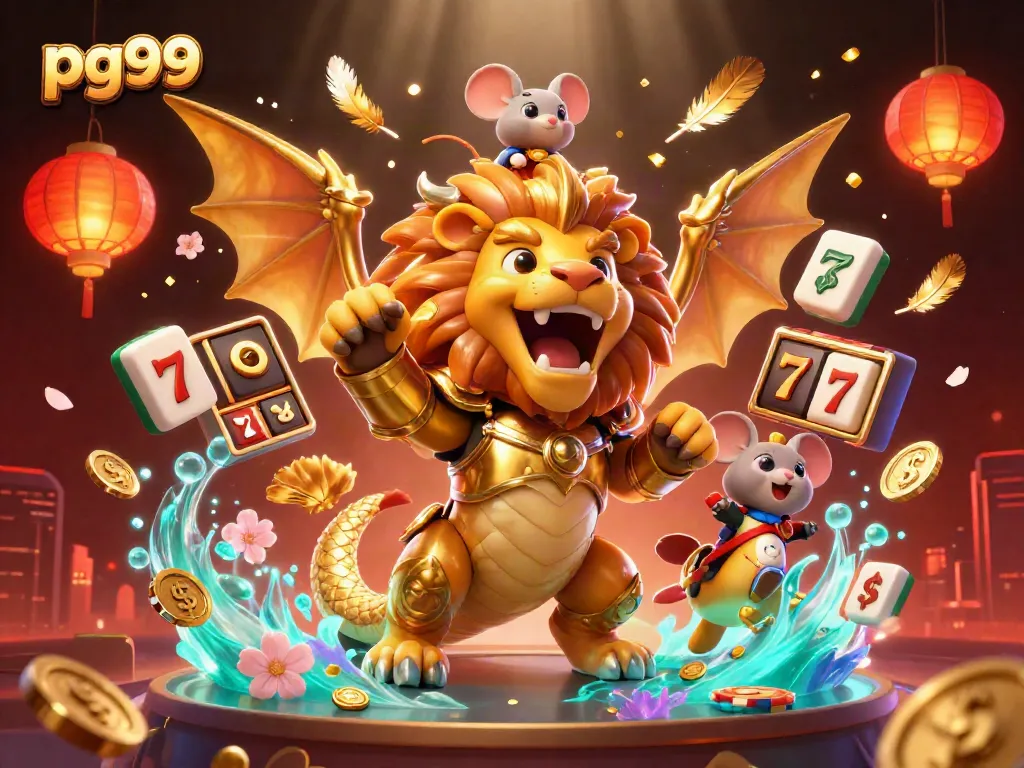 Enhance your gaming experience with pg99: a vibrant casino scene showcasing golden armor, slots, and dazzling elements.