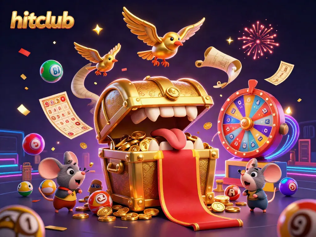 Join hitclub to experience thrilling lottery games with vibrant characters and excitement.