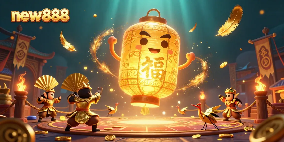 Engage with new888 at a vibrant night market casino filled with golden symbols and rewards.