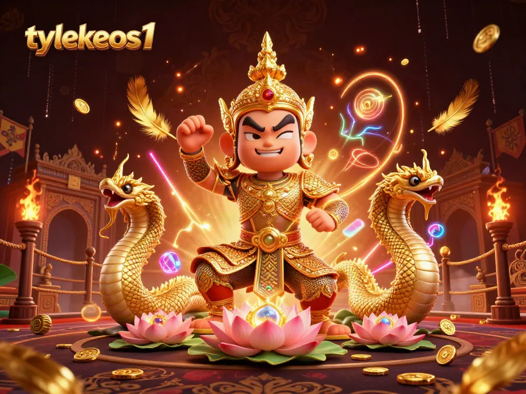 tylekeos1 showcases an engaging online gambling scene with vibrant characters and dynamic elements.