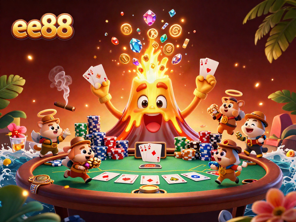 Experience thrilling rewards at ee88 casino with this vibrant, dynamic gambling scene.