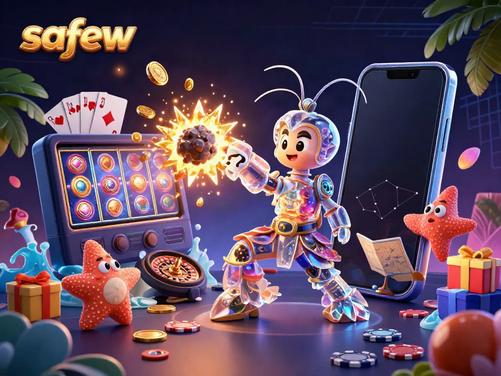 Engage with safew's immersive slot gaming world featuring vibrant visuals and exciting gameplay