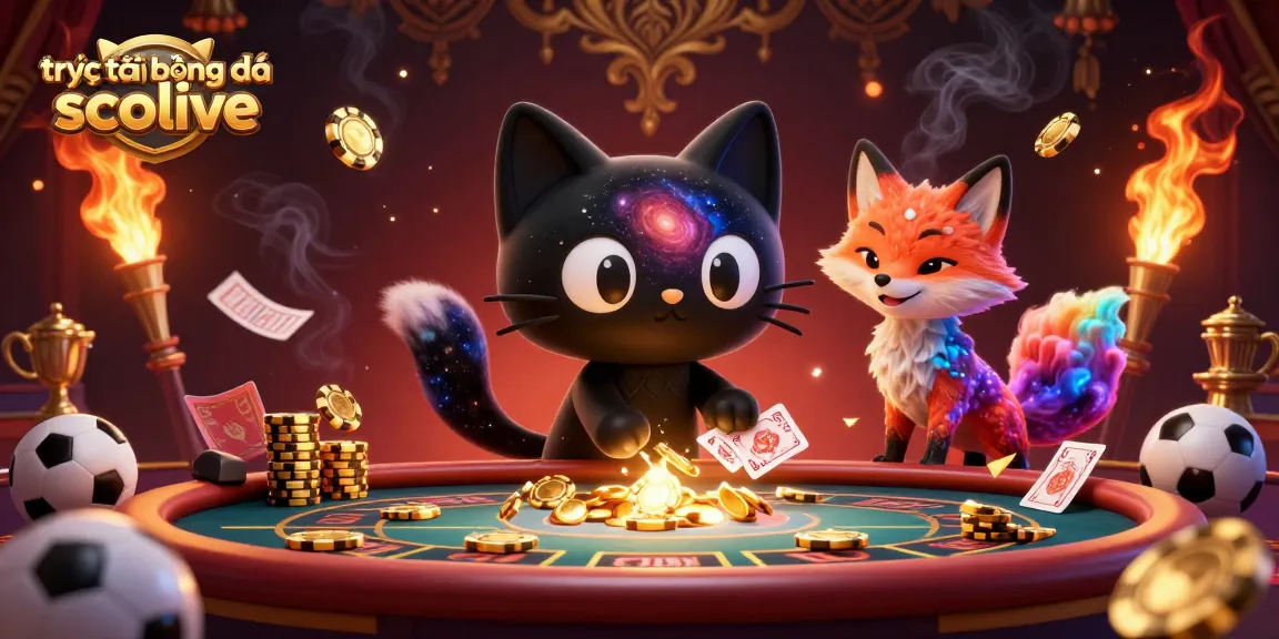 Pushing the limits of trực tiếp bóng đá socolive, this illustration showcases a unique cosmic casino scene integrating sports betting elements, enhancing the gaming experience.