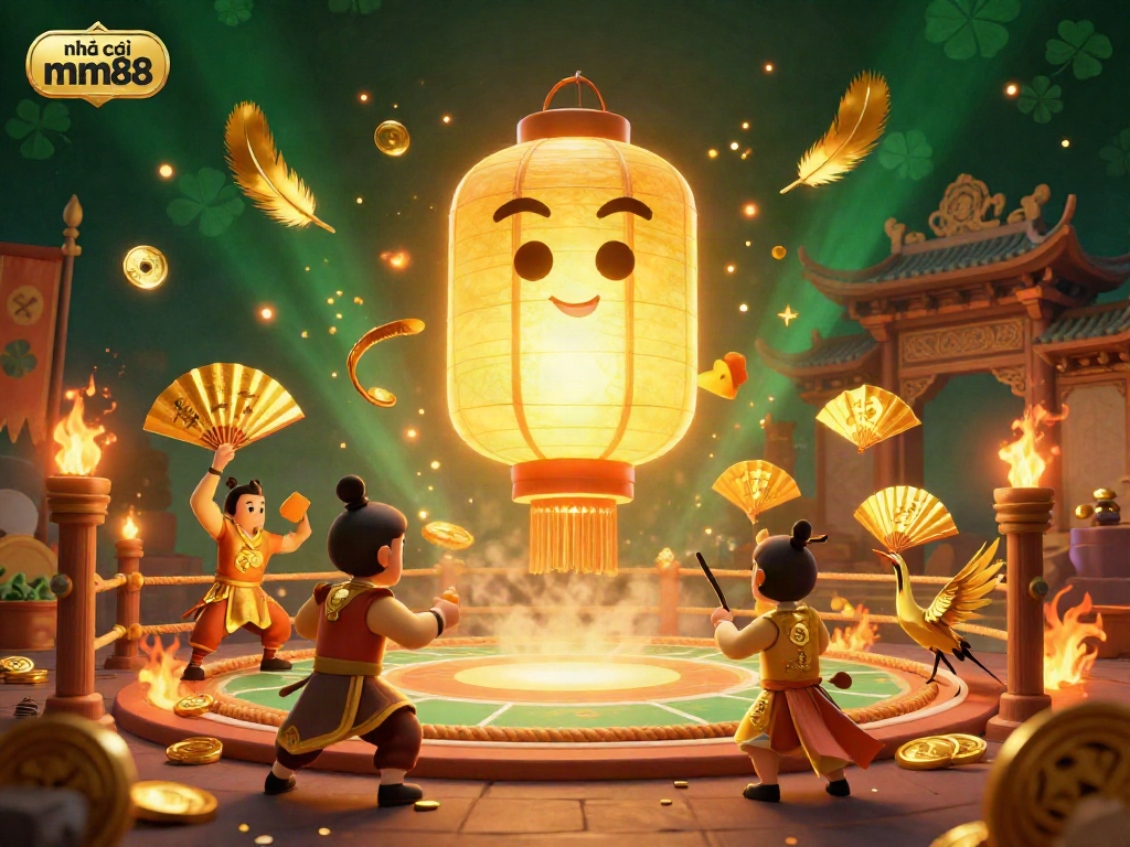 Bet on exciting games with nhà cái mm88 in a vibrant, dynamic casino scene filled with winning elements.