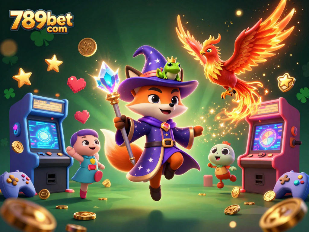 Engage with 789bet com while discovering vibrant 3D casino characters amidst exciting game elements.