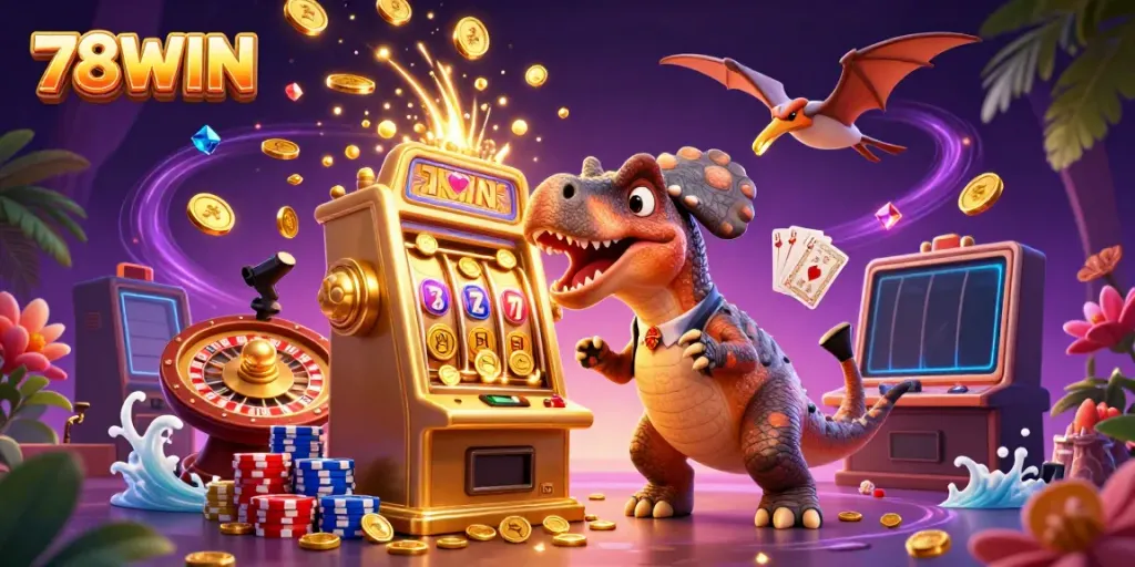 Experience thrilling moments at 78WIN with dynamic casino action, jackpot slots, and colorful chips.