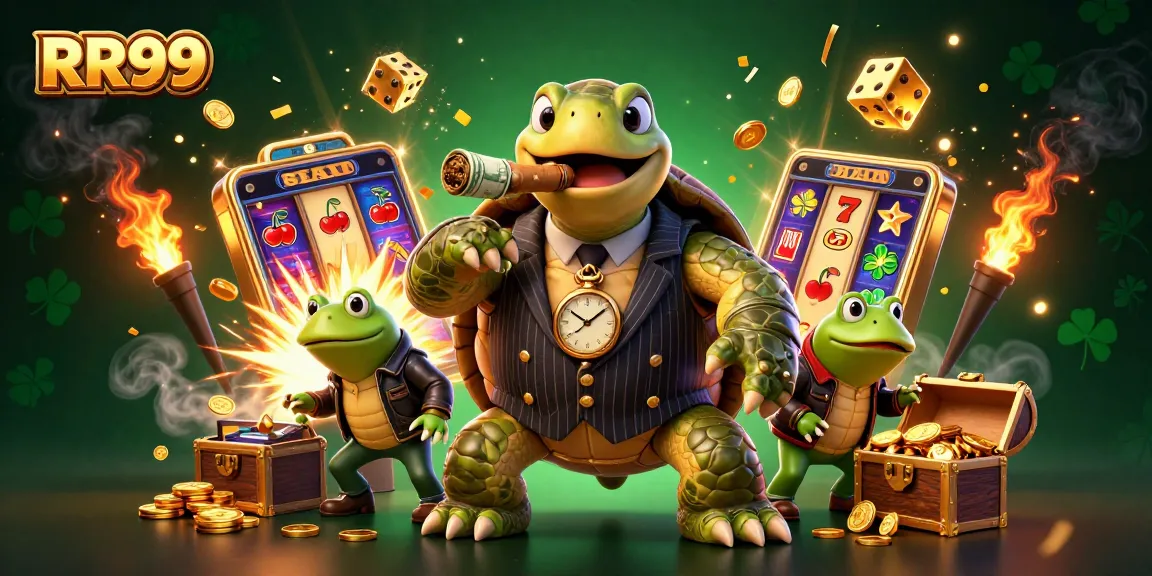 Experience thrilling wins at RR99 with our vibrant casino scene filled with excitement and colorful games.