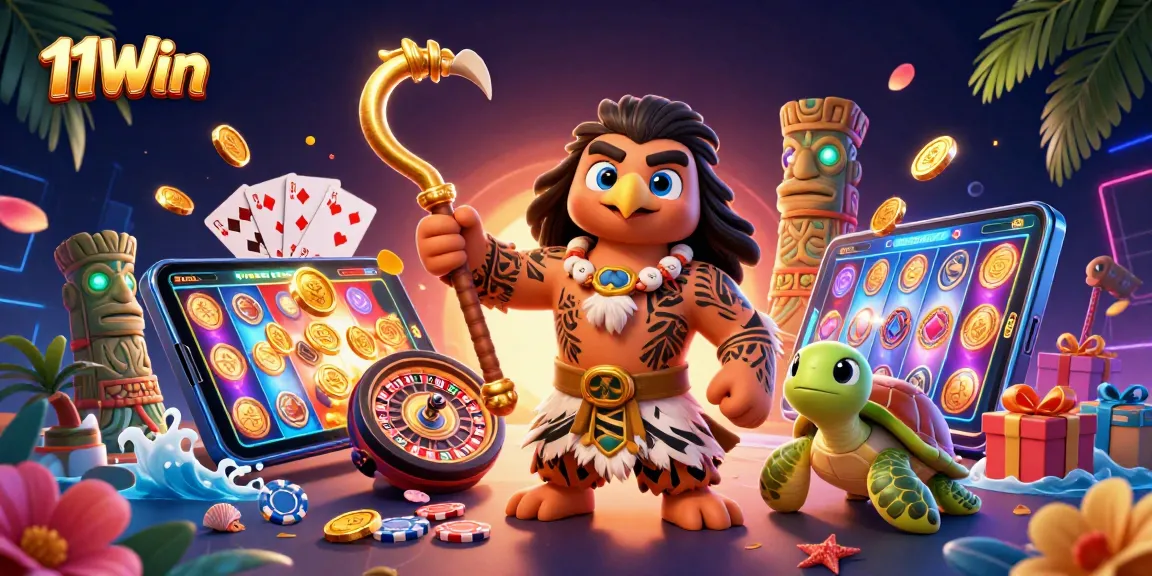 Experience thrilling games at 11Win with vibrant slot games and exciting casino elements.