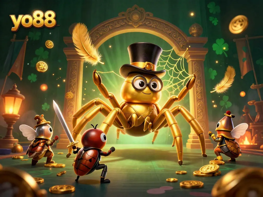 Engage with yo88's exciting casino experience featuring vibrant graphics and captivating characters.