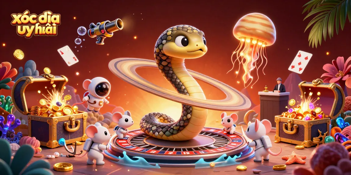 Experience thrilling bets in xóc đĩa uy tín with animated characters and vivid casino elements.